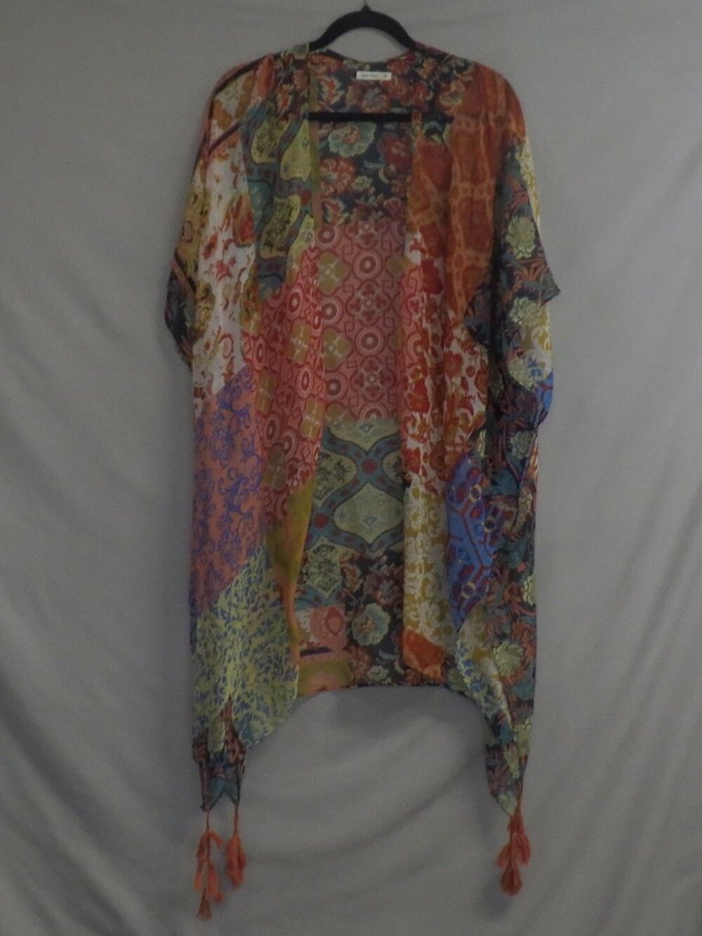 Moss Rose Bohemia Flower Print Kimono Cover Up A645